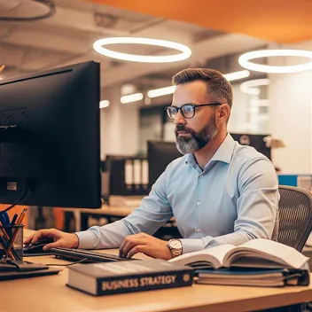 Egresado de UDEM trabajando